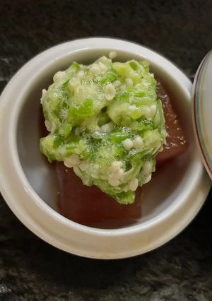 オクラで山かけ-レシピのメイン写真