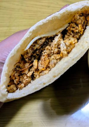 おから入り中華風そぼろのピタサンド-レシピのメイン写真