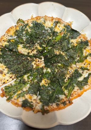 春菊のカリカリチーズ焼き-レシピのメイン写真