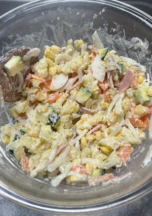 とうもろこしのポテトサラダ-レシピのメイン写真