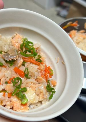 はじめての鮭釜飯-レシピのメイン写真