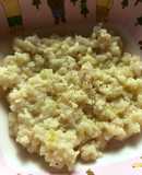 さけるチーズのチーズリゾット