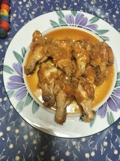 鶏手羽元のらっきょう酢煮-レシピのメイン写真