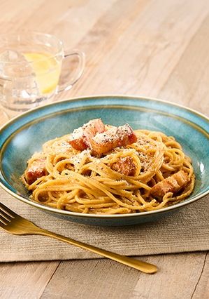 味噌カルボナーラ-レシピのメイン写真