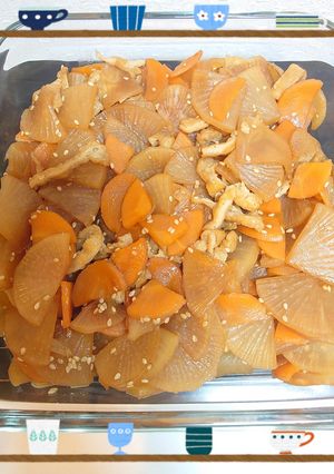 大根・にんじん・油揚げの甘辛煮-レシピのメイン写真