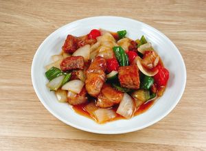 厚切り豚肩ロースと野菜の甘酢あん-レシピのメイン写真