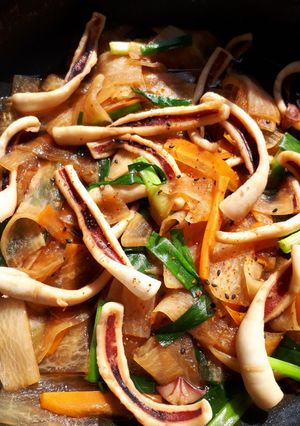 いかの旨味☆薄切り大根とイカの炒め煮-レシピのメイン写真