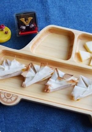 【離乳食完了期】かぼちゃのかぶと春巻き-レシピのメイン写真