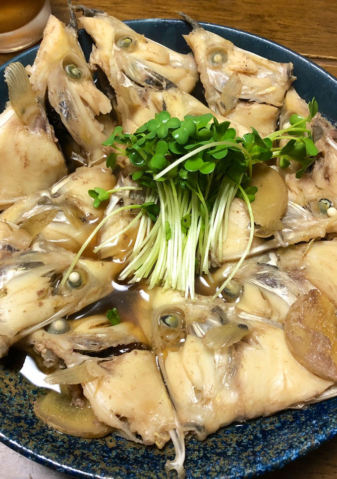 【余さず美味！】カワハギ頭の煮付け-レシピのメイン写真