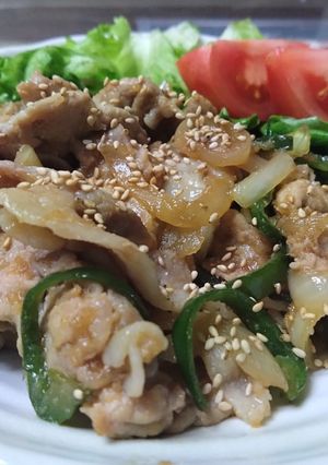 豚バラ肉生姜焼き-レシピのメイン写真