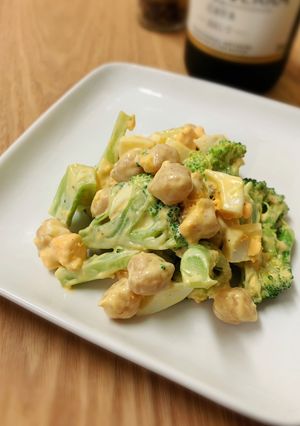 ひよこ豆とゆで卵のゴロゴロサラダ-レシピのメイン写真