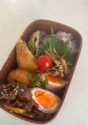 息子弁当185ささみほうれん草フライ-レシピのメイン写真
