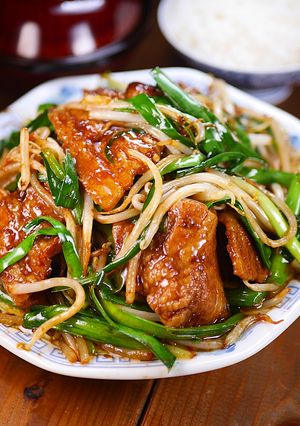 豚ニラもやしの味噌漬けスタミナ炒め🤩-レシピのメイン写真