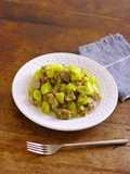 レンジで鶏ももとじゃがいものチミチュリソース和え