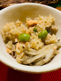 鮭と舞茸の混ぜごはん-レシピのメイン写真