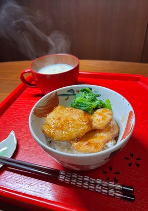 鶏胸肉のテリテリ照り焼き丼-レシピのメイン写真