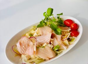 ぶりのお刺身とお豆腐のカルパッチョ☆-レシピのメイン写真