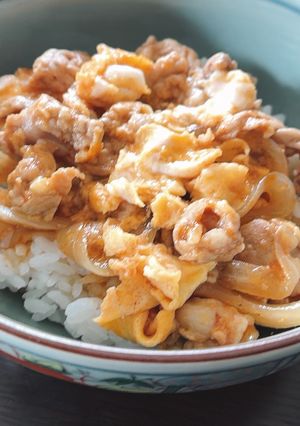 簡単大満足!コチュジャンでピリ辛他人丼-レシピのメイン写真