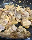 鶏肉と玉子のオーロラソース仕立て