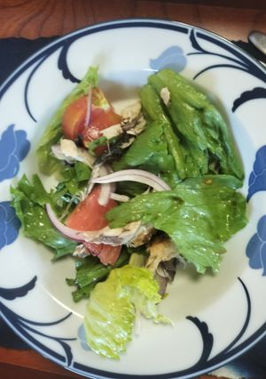 ミナの焼き鯖サラダ-レシピのメイン写真