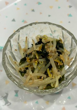 レンジで簡単！もやしのゆず味噌和え-レシピのメイン写真