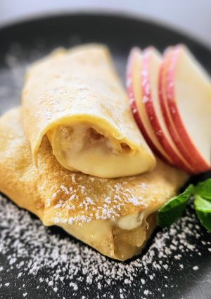 そば粉クレープ ～りんごジャム包み-レシピのメイン写真