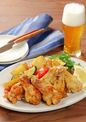 【ポリ袋で簡単】手羽元スパイス焼き-レシピのメイン写真