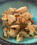 切り干し大根の煮物(ささみと揚げ玉入り)