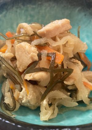 切り干し大根の煮物(ささみと揚げ玉入り)-レシピのメイン写真