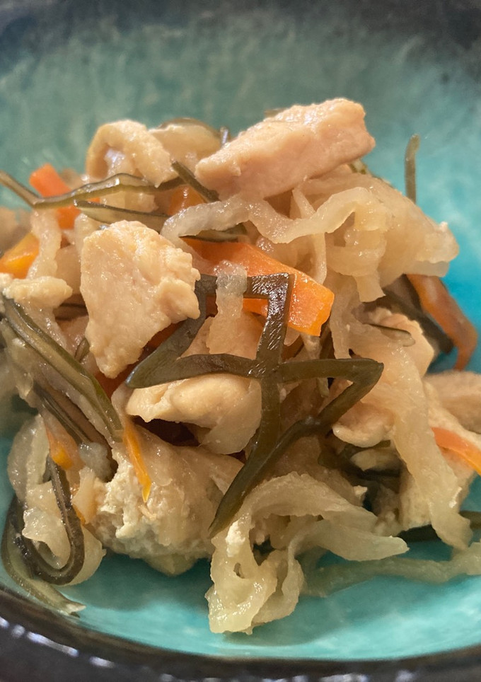 切り干し大根の煮物(ささみと揚げ玉入り)-レシピのメイン写真