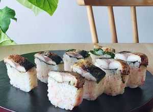 解凍なし冷凍サバで焼き鯖寿司☆おもてなし-レシピのメイン写真
