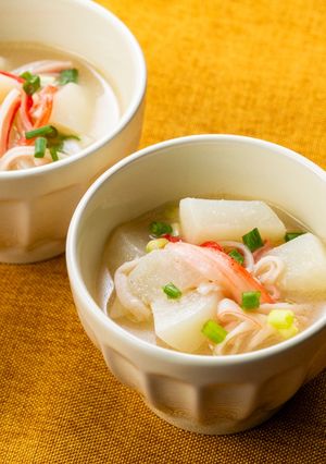 かぶとかにかまの糀スープ-レシピのメイン写真