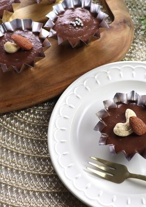 バレンタインに！オートミールチョコタルト-レシピのメイン写真