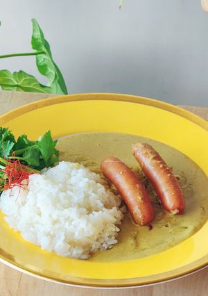 ソーセージのココナッツカレー☆簡単ランチ-レシピのメイン写真