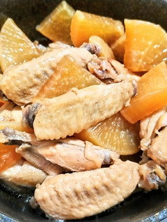 手羽中と大根の煮物(ホットクック使用)-レシピのメイン写真