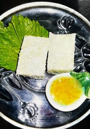 そら豆と鶏ミンチの寒天ゼリー-レシピのメイン写真