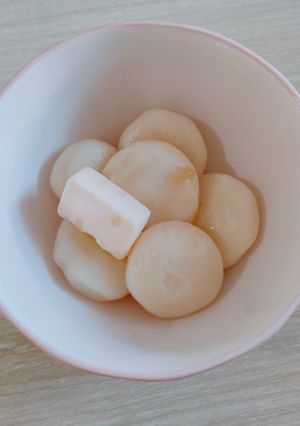 白玉だんごのバターがけ-レシピのメイン写真