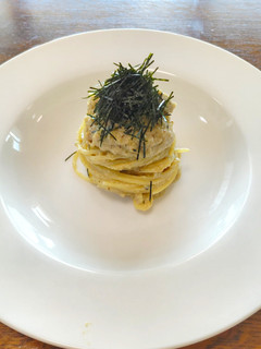 焼き茄子と練りごまペーストのパスタ-レシピのメイン写真