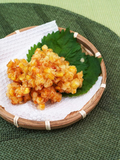 おうちで簡単!とうもろこしのかき揚げ-レシピのメイン写真
