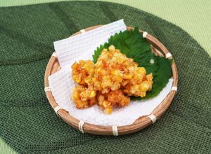 おうちで簡単！とうもろこしのかき揚げ-レシピのメイン写真