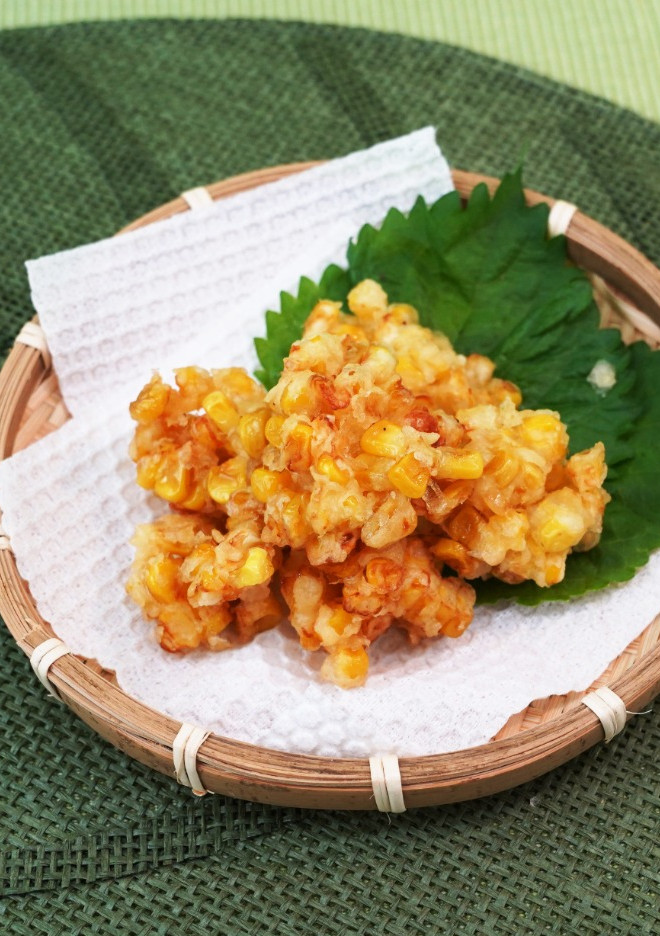 おうちで簡単！とうもろこしのかき揚げ-レシピのメイン写真