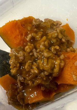 🌟味しみかぼちゃのそぼろ煮-レシピのメイン写真