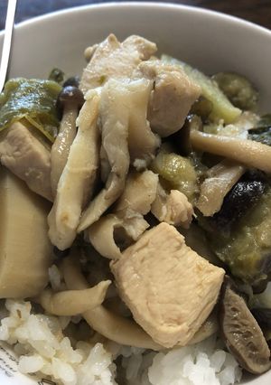 辛さ半分キノコどっさりタイグリーンカレー-レシピのメイン写真