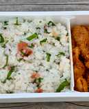 豚白もつのピリ辛味噌炒め弁当