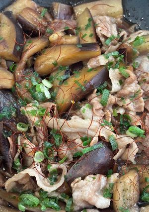 茄子と豚肉の簡単ポン醤油-レシピのメイン写真