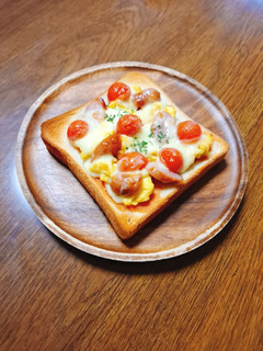 卵焼きとウインナーのピザトースト-レシピのメイン写真