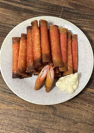 かにかま春巻き-レシピのメイン写真