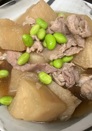 味しみ大根と豚肉の煮物-レシピのメイン写真