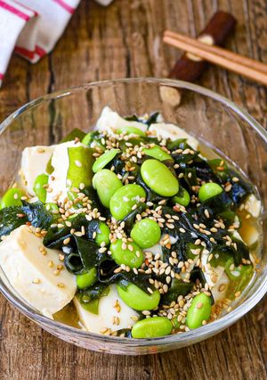 食材3つ！爆速完成☆豆腐とわかめの旨だれサラダ-レシピのメイン写真