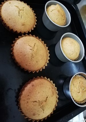 バターなし　きな粉カップケーキ-レシピのメイン写真